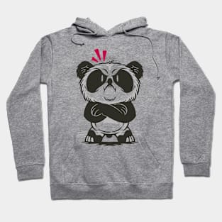 Angry Panda Bear Hoodie